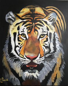 “Mike, the Tiger” - (c)2023 Lauren Parish Art