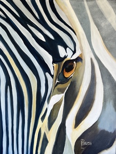 That Zebra, though! - (c)2023 Lauren Parish Art