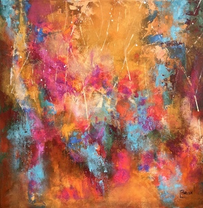 “Laughing Embers” - (c)2026 Lauren Parish Art