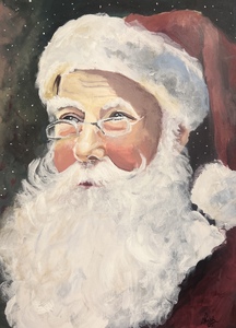 “Santa” - (c)2026 Lauren Parish Art